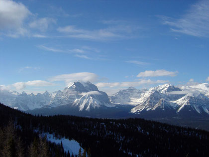 Mountain view from Lake Louise