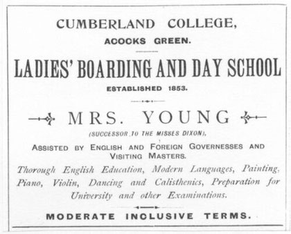 Cumberland college advert