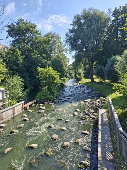 Fluss Schwentine Preetz