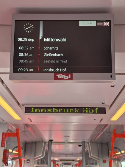 ÖBB Bahn Richtung Innsbruck 