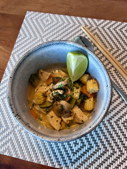 Rote Thai Curry Suppe