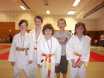 Les poussins de l' Al.Judo Club Le Pellerin