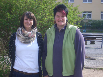 Julia Paulick und Steffi Schneider