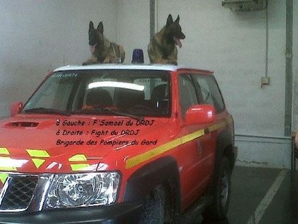 Fight et F'Samael dans l'Equipe des Pompiers du Gard 