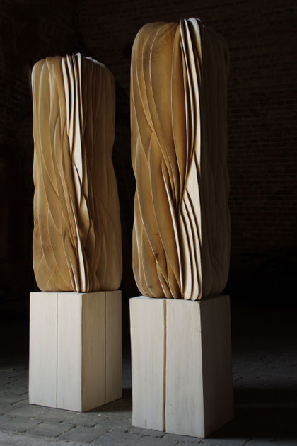 Isabelle Dethier, Wood sculptures