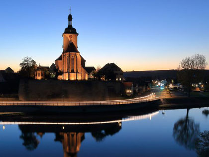 Ansicht der Stadt Lauffen am Neckar