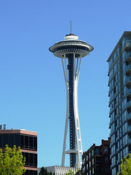 Der Fernseh-Turm von Seattle - die Space Needle