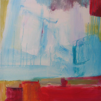 Abstrait  - mai 2012 - 80 x 80 - acrylique sur toile