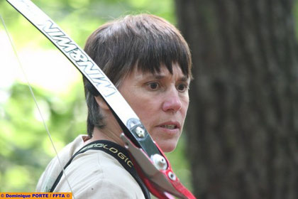 Véronqiue Grimault, championne de France tir en campagne BB (photo D.Porte)