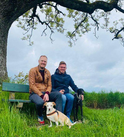 Galgomädchen Andrea, nun Carla, lebt im schönen Roggenburg.