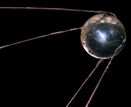 Spoutnik, mis en orbite le 4 octobre 1957 par l'URSS (D.R.)