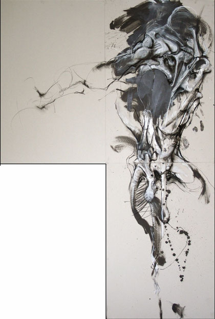 Acrylique sur carton Dim:240cmx160cm