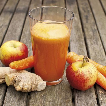 Pruebalo: Jugo de Manzana, Zanahoria y Jengibre