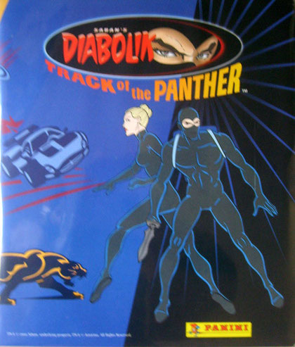 L'album della Panini dedicato ai cartoni animati di Diabolik