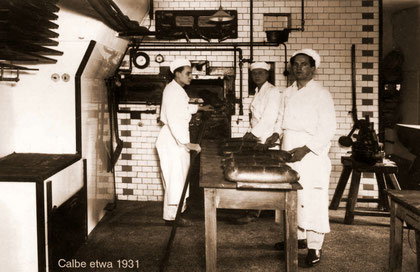 Eine Bäckerei - wie sie vor dem Krieg ausgesehen hat