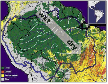 アマゾン川流域全体の気候のあらまし ― By Mongabay.com 2012年1月19日