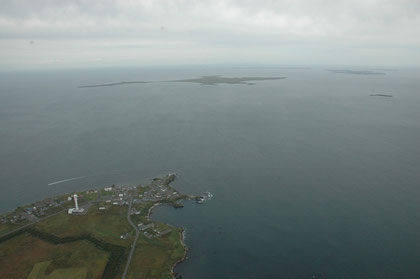 納沙布・北方領土　空撮図