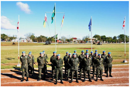 Militares Gu Santiago - Força de Paz/ONU