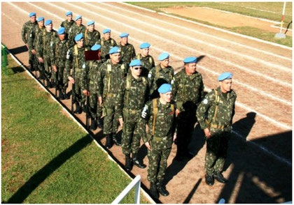 Militares Gu Santiago - Força de Paz/ONU