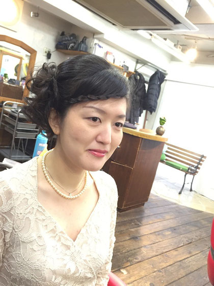 横浜・日吉・菊名・美容室☆女性の笑顔を作る専門家☆美容家 奥条勇紀 可愛い=編み込み ヘアセットの方程式