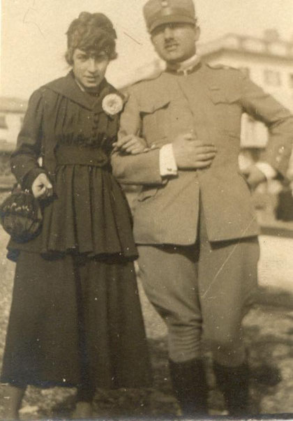 Ferruccio de Mitri ( 1884-1956) figlio di Giovanni con la mamma  Luigia Simion