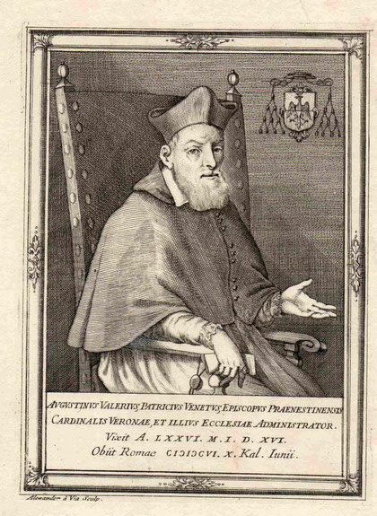  Litografia del Cardinale Agostino Valier