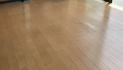熊本　汚れた古いワックスを剥離しコーティング後の画像