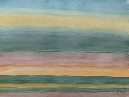 Himmel und Wasser (30 x 40 cm)