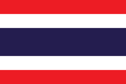 Nationalflagge Thailand