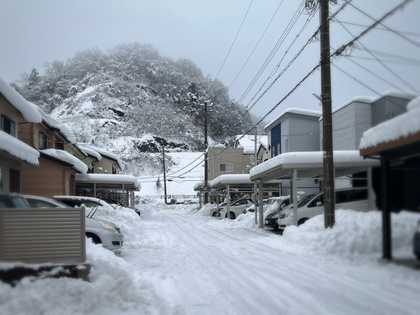 画像：10年ぶりの寒波