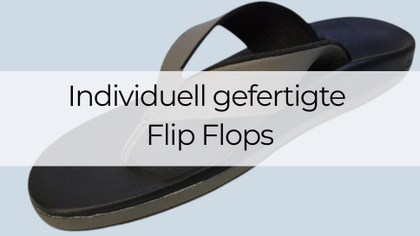 Individuell gefertigte Flip Flops