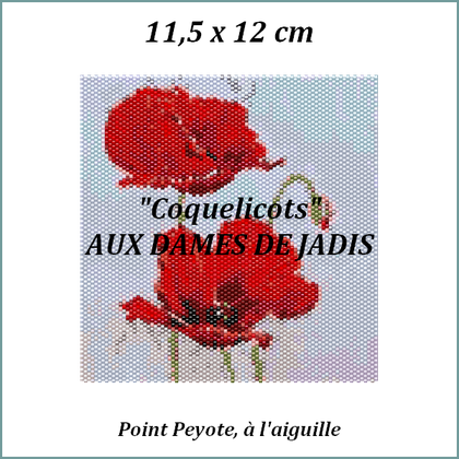 coquelicots-fleurs-picture-pattern-tapis-tapestry-miyuki-delica-seed beads-DIY-peyote-loom-even count-instant downlaod-auxdamesdejadis.com 