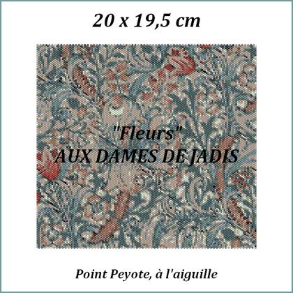 fleurs baroques-fleurs-picture-pattern-tapis-tapestry-miyuki-delica-seed beads-DIY-peyote-loom-even count-instant downlaod-auxdamesdejadis.com 