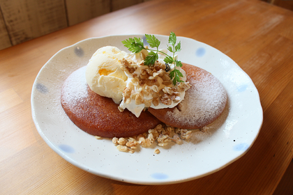 京都　二条　カフェ　ケーキ　ぱんケーキ　