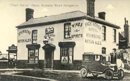 The Packhorse 1910. Image, now free of copyright, downloaded from the late Peter Gamble's now defunct Virtual Brum website.