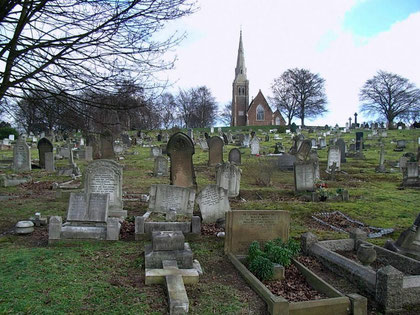 Birmingham Cemetery - the Church of England Mortuary Chapel