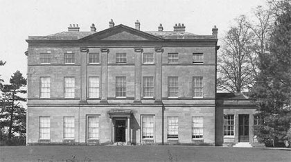 Elmdon Hall. Image from Matthew Beckett's website 'Lost Heritage - Lost Country Houses of England' used under the copyright statement on that website. See Acknowledgements.