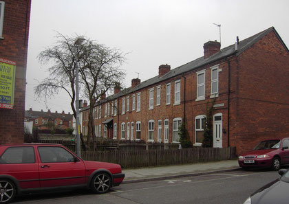 19th-century houses in Trafalgar Grove off Francis Road