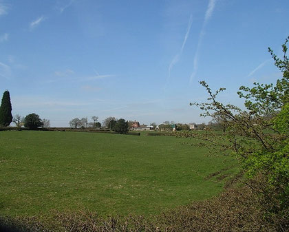 Slade Farm stands on top of the hill above the Slade.