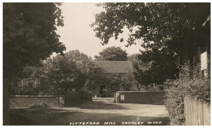 Trittiford Mill. Image from the Acocks Green History Society website reuse permitted for non-commercial or educational purposes.