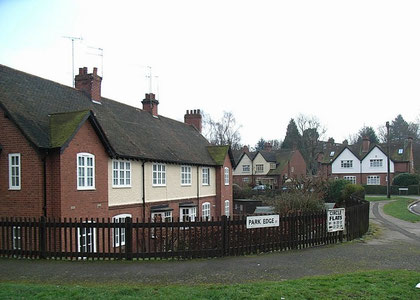 The junction of Park Edge and The Circle