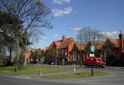 Yardley School - the site of Yew Tree House is to the left of the school.