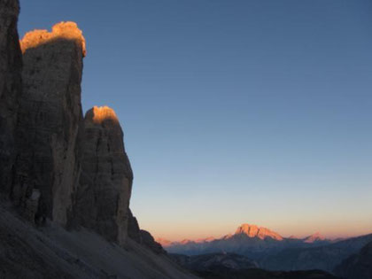 Sunrise at Tre Cime.