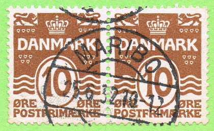 Denmark - 1932 - wavy lines