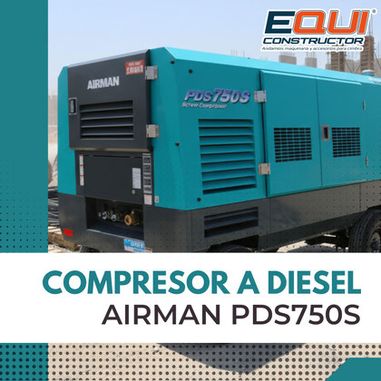 Compresor a Diesel AIRMAN PDS750S