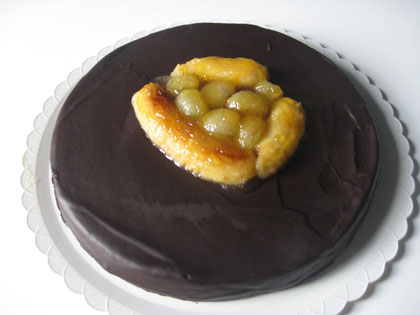 Tarta de chocolate y almendra