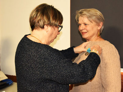 Michelle SCHAELLER secrétaire générale de la fédération Française et Muriel CHAPON