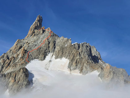 Hochtouren, Mont Blanc, Torinohütte, Rifugio Torino, Courmayeur, Chamonix, Dent du Géant, Géant Branché, Glacier du Géant, Petit Flambeu