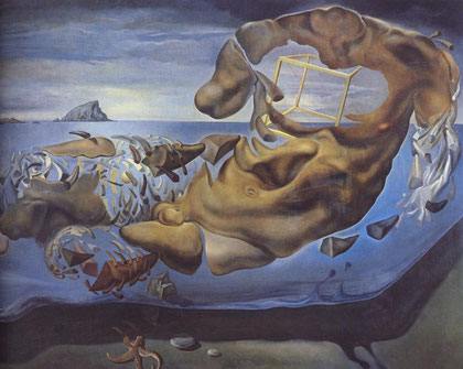 Оносороженный троянец Фидия - Сальвадор Дали - картины ядерного мистицизма