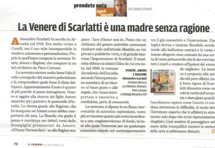 Il Venerdì di Repubblica 19 marzo 2010